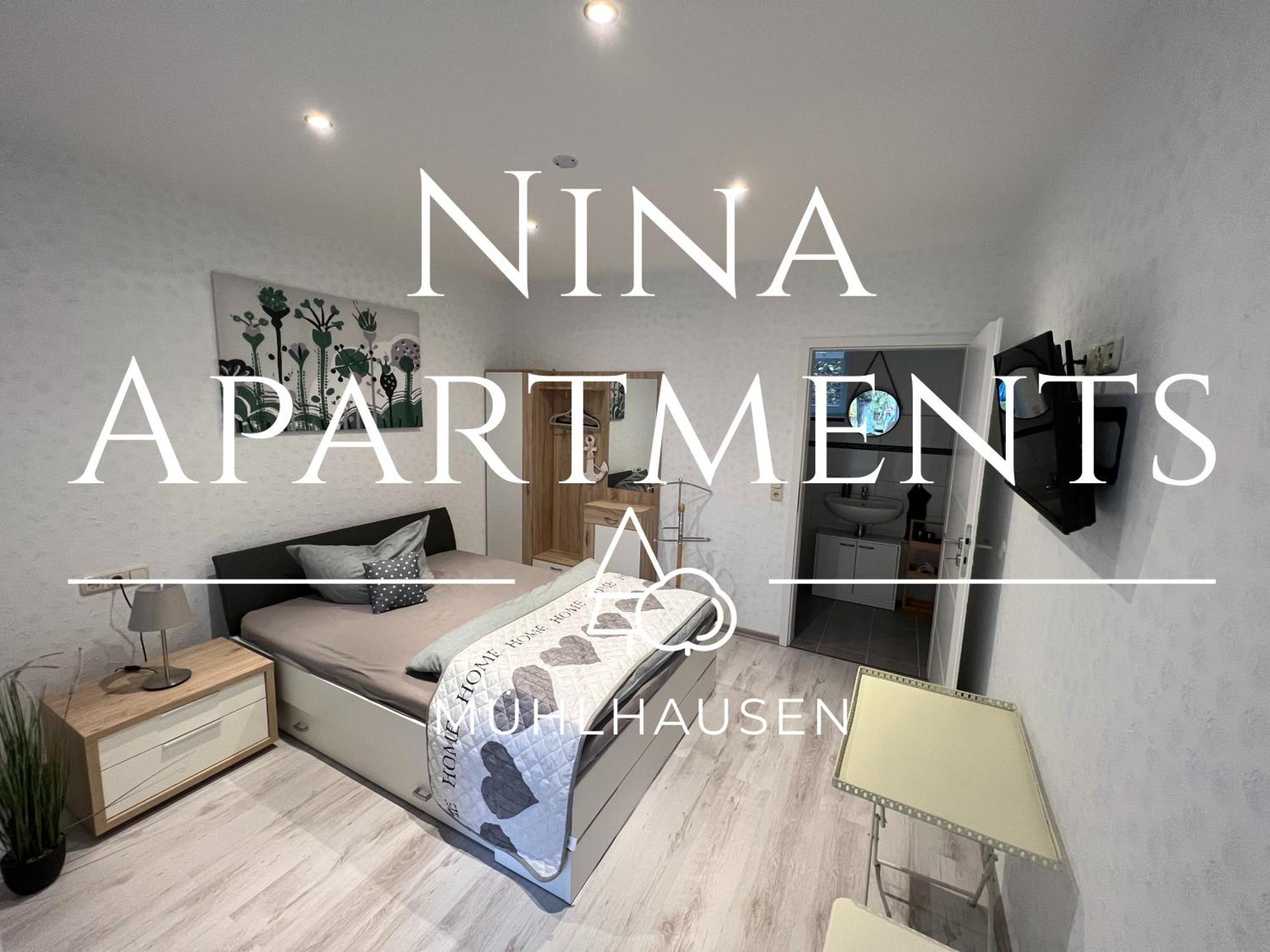 Nina Apartments Mühlhausen Kamer foto